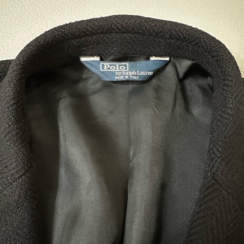 VTG Ralph Lauren Blue Label Made in Italy Virgin Wool Herringbone Sport Jacket